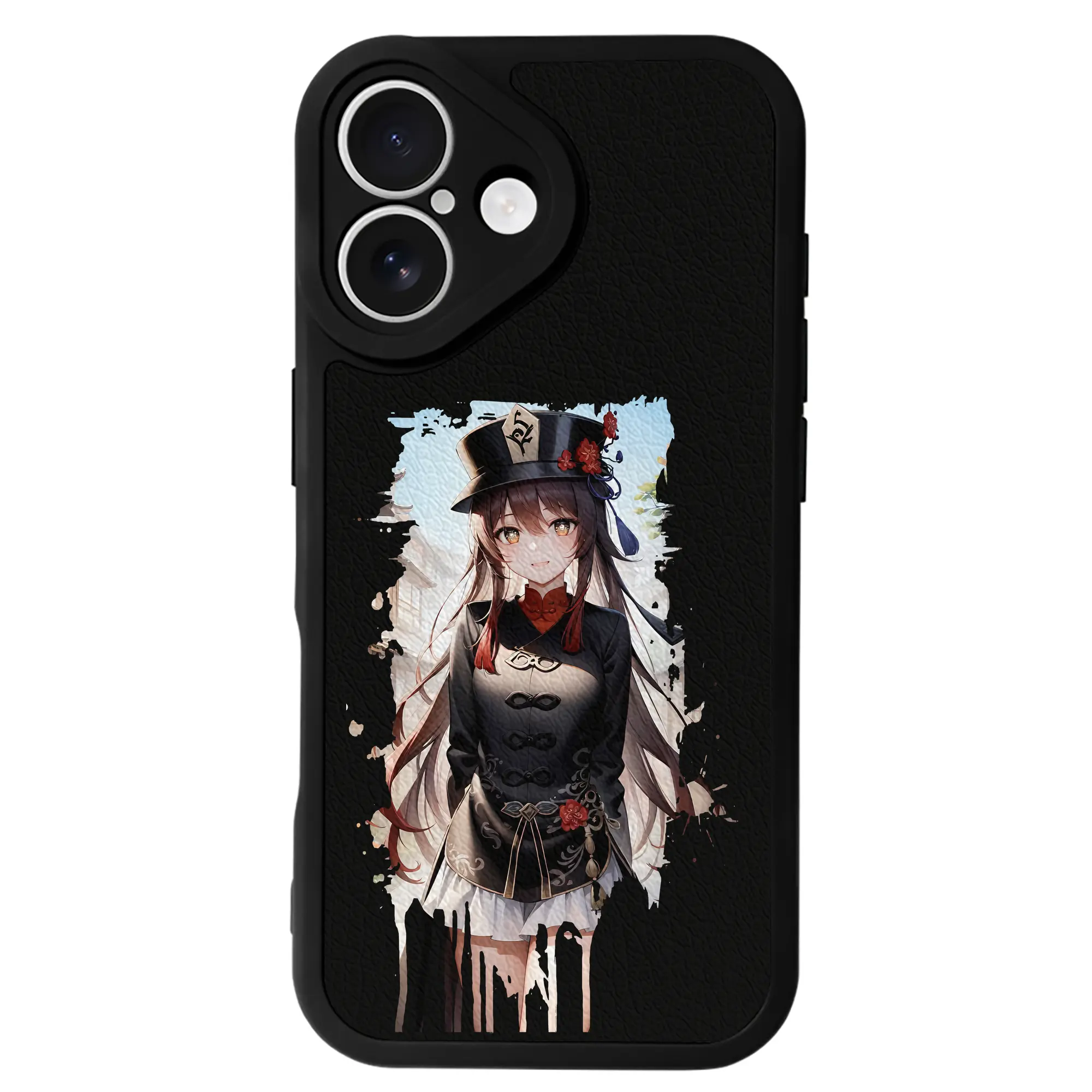 原 神 グッズ フータオ - IPhone 16シリーズ対応 ・ シリコンスマホケース ・ レザー調 ・ 高精度フィット ・ 耐衝撃 ・ ワイヤレス充電対応 ・ 精密カット